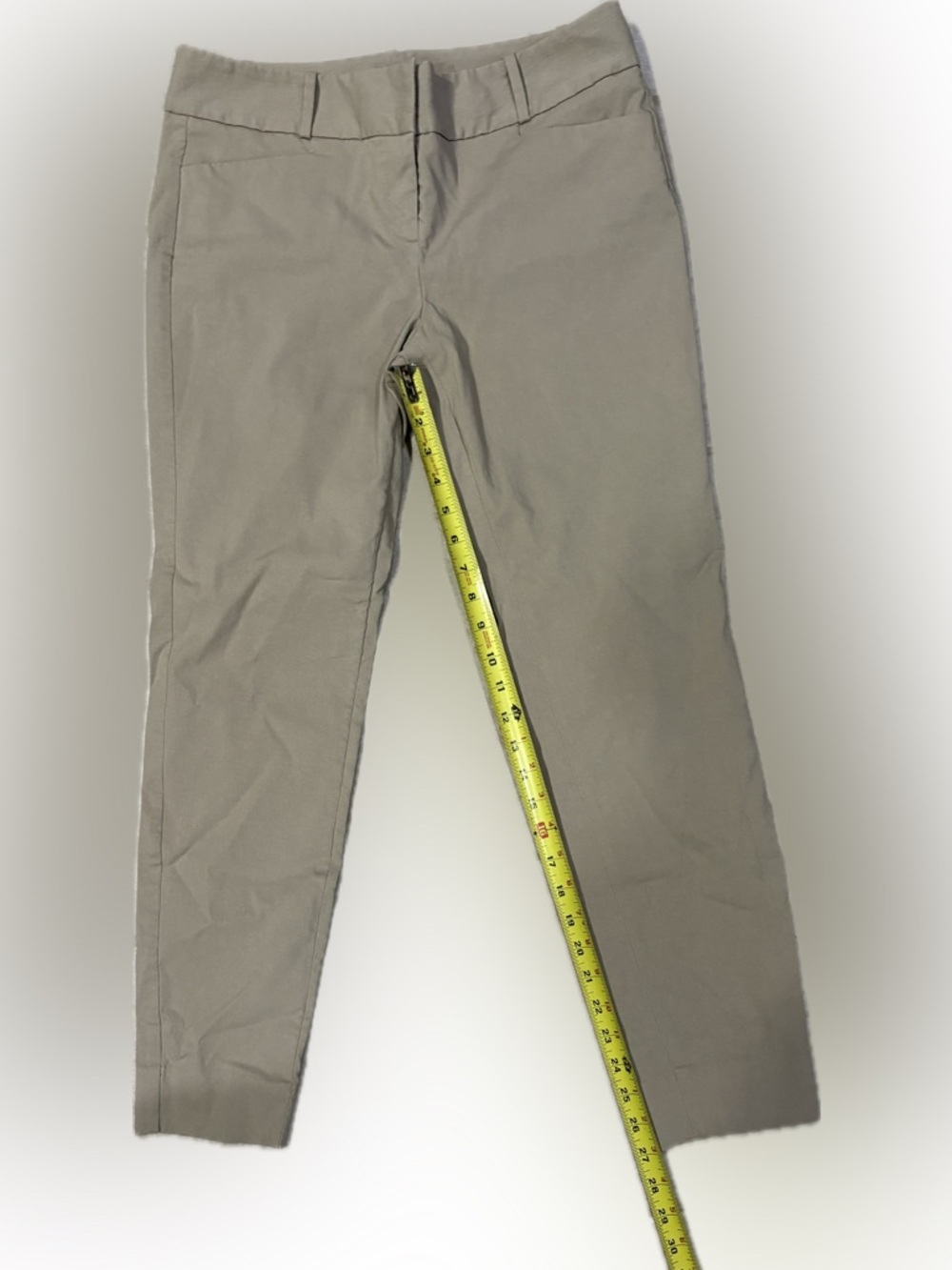 [The Limited] Khaki/Taupe Slim Ankle Pants Exact Stretch